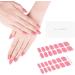 DANNI & TONI 28 Gel Nail Polish Stickers - Sweet Divine Pink Semi Cured Strips for Salon-Quality Manicure - Buy Online on GoSupps.com