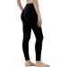 Leovqn Women High Waist Fitness Leggings with Side Pockets - Elastic Yoga Pants for Workout & Running - Black M - Buy Online on GoSupps.com