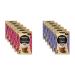 NESCAF Gold Cappuccino Instant Coffee Cappuccino Satchets Cappuccino Flavoured Coffee - Pack of 6 48 Sachets & Gold Mocha Instant Coffee 6 Pack 48 Sachets