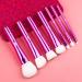 Makeup Brush Set - 8 Portable Pink Synthetic Hair Brushes for Beginners | Essential Makeup Tools for Powder Sculpting & Eyeshadow - Buy Online on GoSupps.com