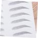 NOLITOY 2pcs 3d Eyebrow Stickers Eyebrow Makeup Kit Eyebrow Transfer Stickers Template Eyebrow Trimming Miss - Buy Online on GoSupps.com