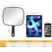 HEYISSU Extra Large Hand Mirror with Handle - 9 W x 12.4 L - Perfect for Shower and Shaving - Buy Online on GoSupps.com