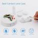 Black Power Africa Fist Map Contact Lens Case - Portable Round Storage Box with Mirror for Travel & Daily Use - Buy Online on GoSupps.com