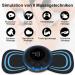 Maxe Portable Massage Device - 8 Modes 19 Levels EMS Massager for Pain Relief Mini Cervical & Shoulder Massage with Remote Control - Ideal for International Shipping - Buy Online on GoSupps.com