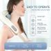 Shiatsu Neck Massage Device with Heat - 5D Deep Tissue Relief for Neck Back & Shoulders - Beige - Buy Online on GoSupps.com