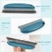 Pro Lint Remover- Carpet Scraper Tool- Reusable Pet Hair Remover Metal Lint Roller for Cleaning Pet Hair on Clothes Rugs Pet Bed Sofa Blue Carpet Brush for Car Shaggy Plush Rugs Delicate Sofa Blanket 2 Pack - Buy Online on GoSupps.com