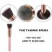 2 Pack Self Tanning Mitt and Brush Set - Sunless Fake Bake Tan Applicator Kit (Black) - Buy Online on GoSupps.com