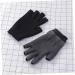 FOMIYES 1 Pair Black Gel Moisturizing Hand Gloves Black Fingerless Gloves Moisturizing Gloves Spa Gloves Whitening Glove Hydrating Glove Mositurizing Glove Gel Gloves Simple Apparel - Buy Online on GoSupps.com