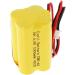 4.8V 1000mAh Exell Emergency Lighting Battery - Compatible with Emerlight E-conolight & More | International Shipping - Buy Online on GoSupps.com