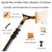 SN-XBDP Photovoltaic Panel Cleaning Brush 3.6M Telescopic Pole Photovoltaic Manual Cleaning Tool Special Water Spray Brush - Buy Online on GoSupps.com