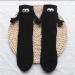 Magnetic Suction 3D Doll Couple Socks - Cute Funny Socks for Women Men - Black - Buy Online on GoSupps.com