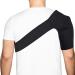 HOAAIGO adjustable shoulder brace shoulder support shoulder bandage shoulder stability bandage shoulder support strap shoulder support bandage for men and women (black) (right)
