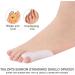 HAOSEM Gel Pinky Bunion Corrector - 2/4 Pcs Toe Separators & Spacers for Pain Relief from Corn Callus & Blisters - Buy Online on GoSupps.com