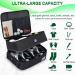 Jaffzora Golf Trunk Organizer - Waterproof 2-Layer Car Locker Bag for Golf Gear and Shoes - Perfect Gifts for Men - Black - Buy Online on GoSupps.com