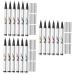 Balacoo 18 Pcs Colorful Eyeliner Pen White Eye Liner Pencils Eyeliner Pen for Women Abs Makeup Lasting Miss