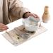 Generisch Set de traditionnel pour c r monie - Ustensiles de th de c r monie - Accessoires traditionnels pour la relaxation et la m ditation la maison - Yoga - Soci t