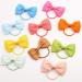 40-Piece Set: Baby Girls 2.75 Grosgrain Ribbon Hair Bows - Rubber Band Hair Bands for Kids, Teens, Toddlers (20 Pairs) - Buy Online on GoSupps.com