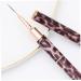 Healeved Leopard Print Double-ended Nail Art Pen Nail Art Brush Flamingo Scrunchies Nail Drawing Liner Pen Liner Brush for Nails Nail Gel Polish Nail Liner Brush Metal Double Head Nail Glue - Buy Online on GoSupps.com