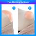 Women's Silicone Shoulder Pads - 2 Pairs, Soft & Reusable for Dress Push-Up & Height Enhancement (Transparent & Skin) - Buy Online on GoSupps.com
