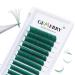 Volume Lash Extensions 0.07mm Green Color Lashes C Curl 8-14mm Mixed Tray 2D-8D Volume Fans Rapid Fanning Russian Volume Lashes Professional by GEMERRY (Green-C, 8-14mm) 8-14mm-C Green