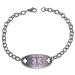 Blood Thinner Identification Bracelet Medical Alert ID with 9 Inch Chain