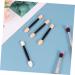 WOONEKY 24pcs Eyeliner Sponge Brush Smudge Eye Brush Dual Ended Eyeshadow Brush 7cm Black - Buy Online on GoSupps.com