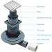 Bathroom Deodorant Floor Drain Quick Drain Square Shower Drain Strainers Anti-Blocking Hair Catcher Easy to Install Toilet Sewer Tile Insert Drain Cover - Buy Online on GoSupps.com