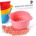 Coheali Silicone Wax Melting Bowl Collapsible Mixing Container & Home Wax Accessories | 13x11cm Pink - Buy Online on GoSupps.com