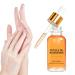 Adoucisseur de cuticules pour ongles Huile de renforcement des cuticules | Huile protectrice pour peau s che Pour homme et femme Manucure p dicure maison voyage main et pied Orange 1 unit (Lot de 1)