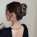 Large Irregular Gold Hair Claw Clip for Thin Hair - Punk Style Q Shape Hair Clamp for Women and Girls - Buy Online on GoSupps.com