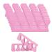 20 PCS Toe Separators Finger Spreader Set Nail Art Soft Foam Sponge Toe Separators Finger Dividers Pedicure Manicure Tools