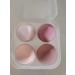 Danbao Makeup sponge set mixed multi-color use beauty eggs for wet and dry face make-up puff flawless four pink outfits (4pcs) - Buy Online on GoSupps.com