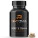 REVVMODE Men s Energy & Stamina | Men s Supplement for Blood Flow Circulation Drive & Focus | Endurance Support | L-Arginine Maca & Tongkat Ali | Caffeine-Free | 90 Capsules