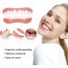 2 Pairs of Cosmetic False Teeth Veneers | Temporary Dentures & Provisional Denture Covers - Buy Online on GoSupps.com