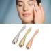 3 Pieces Zinc Alloy Makeup Spatula Set | Eye Cream Spoon & Mini Cosmetic Spoons in Silver Gold Rose Gold - Perfect for Skincare - Buy Online on GoSupps.com