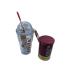 Coffee Gift Set Consisting Costa Iced Coffee Reusable Cup And Straw with Syrup Bundled with Costa Smooth Medium Roast Instant Coffee with Finely Ground Beans