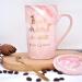 Shop Bokalaka Pink Ceramic Coffee Cup for Mom - Perfect Mother's Day Gift | 400ml with Lid Spoon & Gift Box - Best Mom in the World! - Buy Online on GoSupps.com