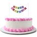 Dekora - Happy Birthday Bunting Cake Topper - Birthday Cake Topper With Colorful Bunting Happy Birthday Flags - Buy Online on GoSupps.com