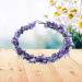 Lurrose Lavender Flower Crown Headpiece with Ribbon for Women - Perfect for Beach Wedding, Birthday Party and Vacation - Buy Online on GoSupps.com