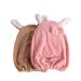 2 pieces cute rabbit microfiber hair towel for wrapping brown and pink hair-towel quick drying bath hat soft hair turban towel absorbent hair drying for women