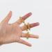 10 Finger Massage Rings & 2 Rolling Hand Massagers Set | Stress Relief & Blood Circulation Boost - Buy Online on GoSupps.com