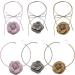 Oralgos Elegant Flower Designs Choker Necklace | Fabric Camellia Keybone Chain | Unique Artificial Floral Jewelry - Buy Online on GoSupps.com