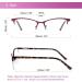 Missfive Bifocal Reading Glasses for Women - Blue Light Blocking Metal Spring Hinge Trendy Dual-Use Readers with Hard Case - Buy Online on GoSupps.com