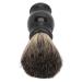 Razor brush beard-soap brush hairdressing salon razor brush for wet shaving increase foam remove residues soft synthetic bristles easy to grip handle