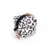 Visiblurry stylish pacifier holder pacifier bag with clip pacifier cover with a snap handle for fastening to the diaper bag stroller or handbag Leopard pattern