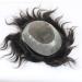100% Human Hair Wigs for Men - Remy Hair Replacement 8x10 Fine Mono Toupet with Thin Skin Perimeter (#1B) - Buy Online on GoSupps.com