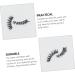 Angoily 45 Pairs Fake Eyelashes Fake Bottom Lashes False Eyelashes Bulk Lash Magnetic Eyelash Artificial Eyelash Faux Lashes Fluffy Supplies Transparent Stalk Handmade Hair Dense A539 - Buy Online on GoSupps.com