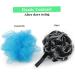 3Pcs Eco-Friendly Large Bath Loofah Sponge - Body Scrubber & Exfoliator for Smooth Skin (Black) | International Shipping Available - Buy Online on GoSupps.com