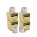 Gichee 4 Rolls Disposable Eyebrow Tattoo Plastic Wrap Preservative Film Tattoo Cover for Professional One-Way Eyebrow Lips Supplies Wrap Tape Transparent(4 Rolls)
