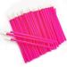 ZHIYE Lip Brushes 200Pcs Rosered Disposable Lip Brushes Make Up Brush Lipstick Lip Gloss Wands Applicator Tool Makeup Beauty Tool Kits